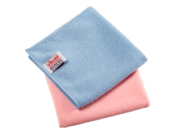 MICRO TUFF PLUS ROSE VILEDA, lavette microfibre tricotée 38x38